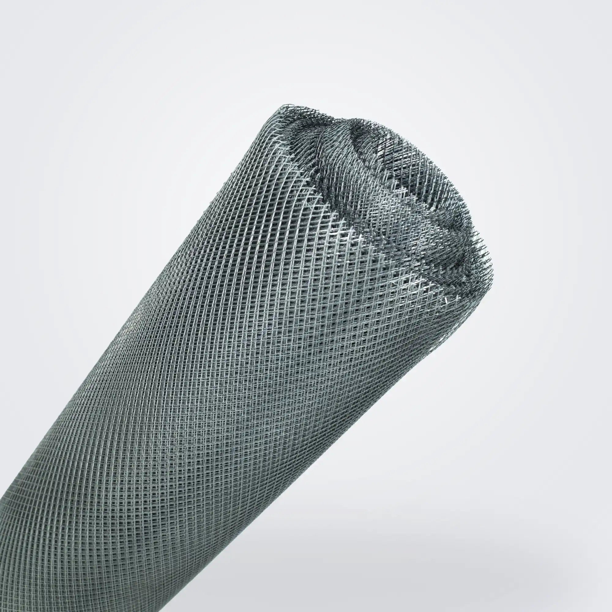 Сетка ЦПВС оцинкованная белая 4х4х0.3 мм, рулон 1.0х20 м