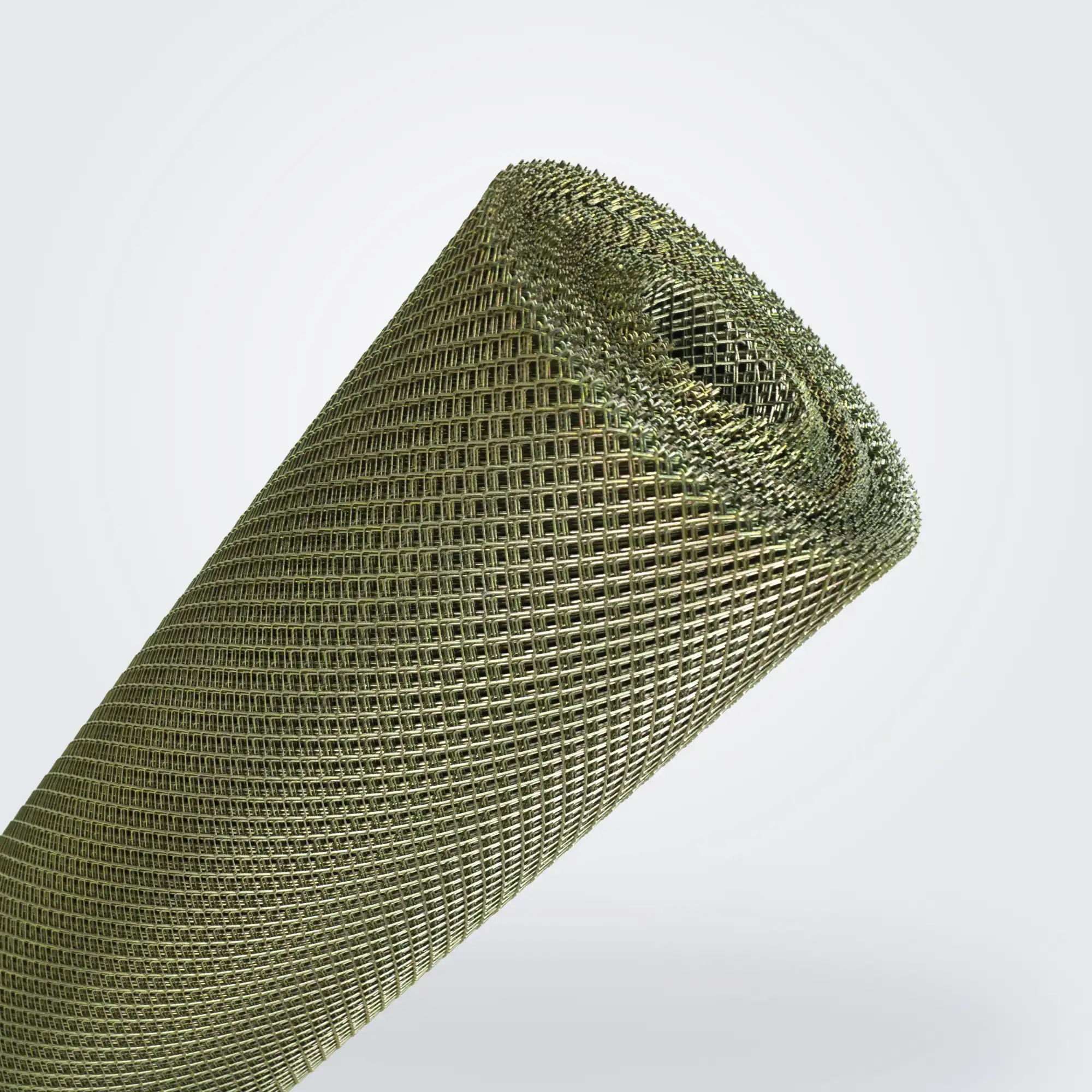 Сетка ЦПВС оцинкованная желтая 8х8х0.7 мм, рулон 1.0х20 м